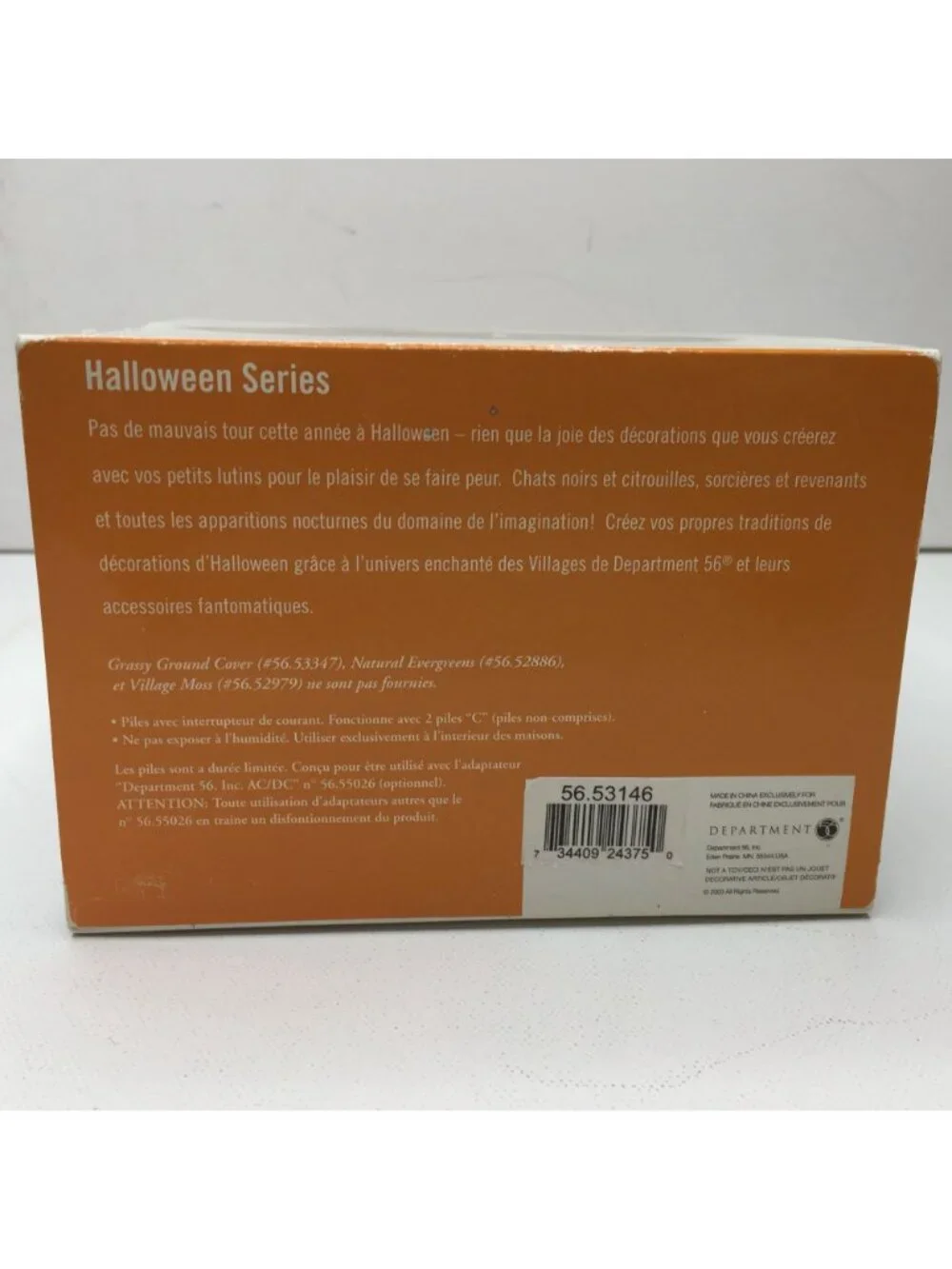 Halloween Village Accessories Resting My Bones Skeleton 56.53146 Department 56
